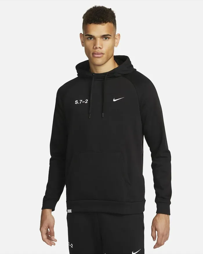 Men DriFit Studio 03972 Blackwhite Nike Hoodies And Sweatshirts