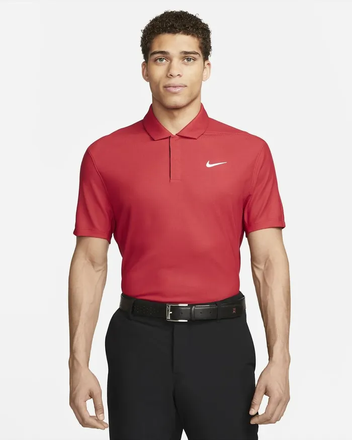 Men DriFit Tiger Woods Gym Reduniversity Redwhite Nike Tops And TShirts