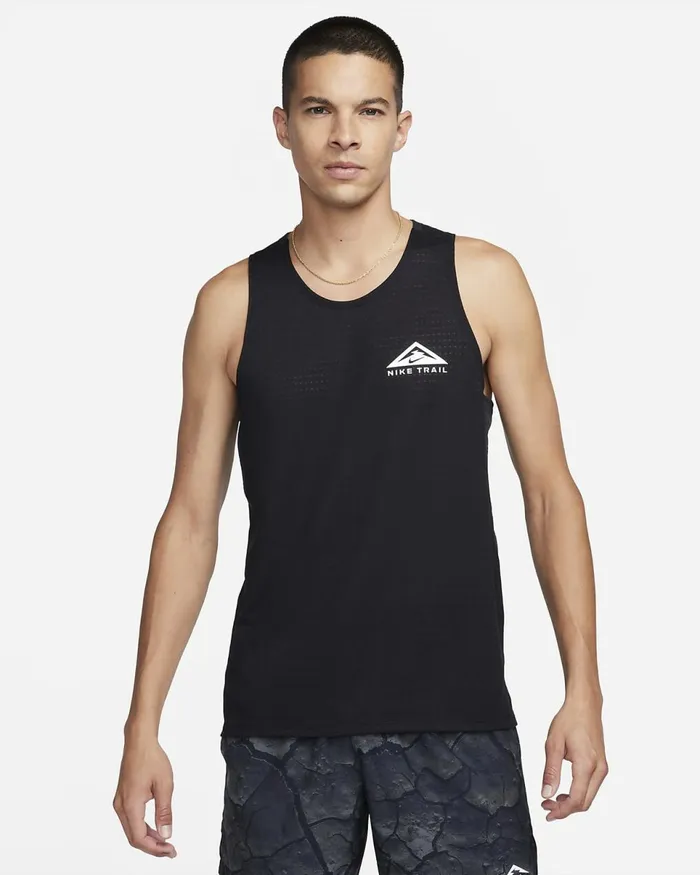 Men DriFit Trail Blackwhite Nike Tops And TShirts