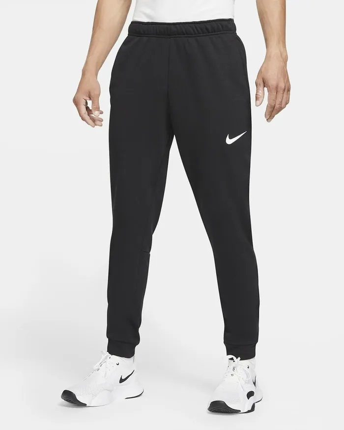 Men Dry Blackwhite Nike Trousers And Tights