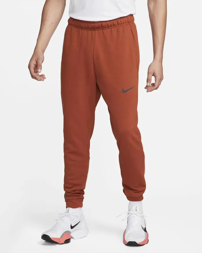 Men Dry Rugged Orangeblack Nike Trousers And Tights