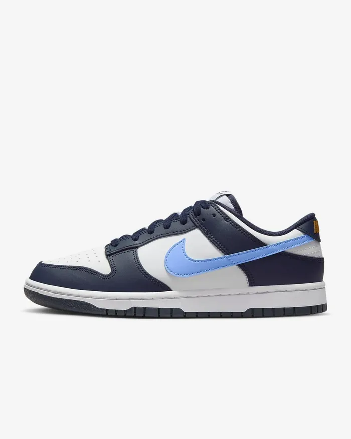 Men Dunk Low Obsidianwhiteuniversity Golduniversity Blue Nike Lifestyle