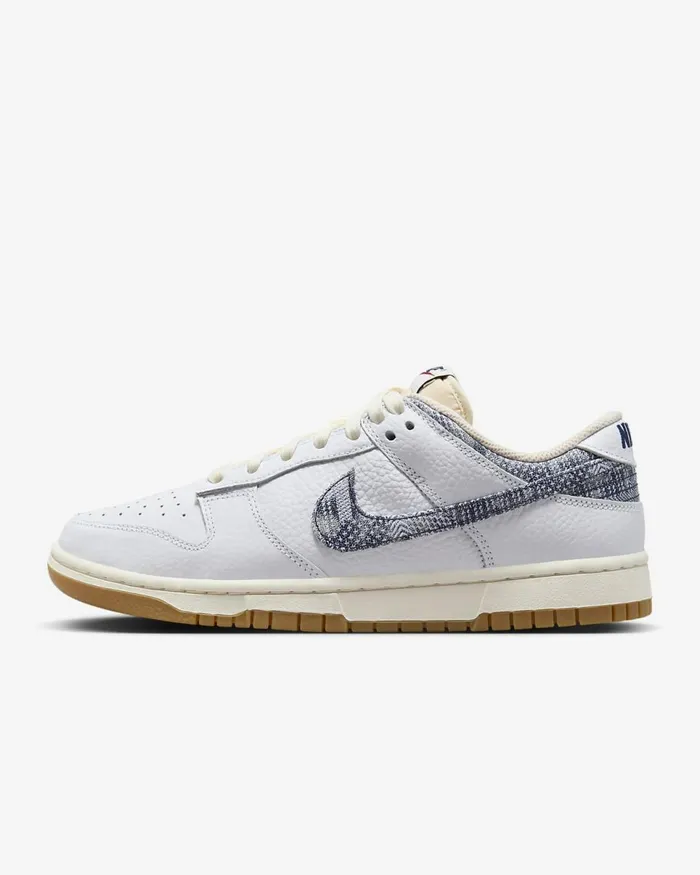 Men Dunk Low Whitegym Redsailmidnight Navy Nike Lifestyle