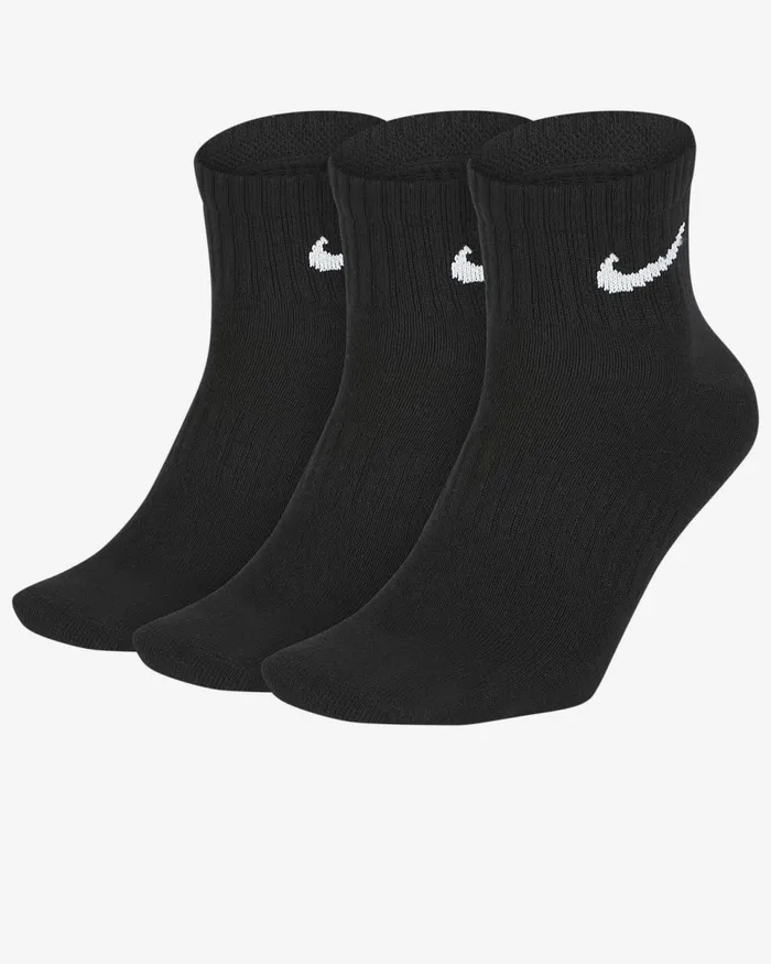 Men Everyday Lightweight Blackwhite Nike Socks