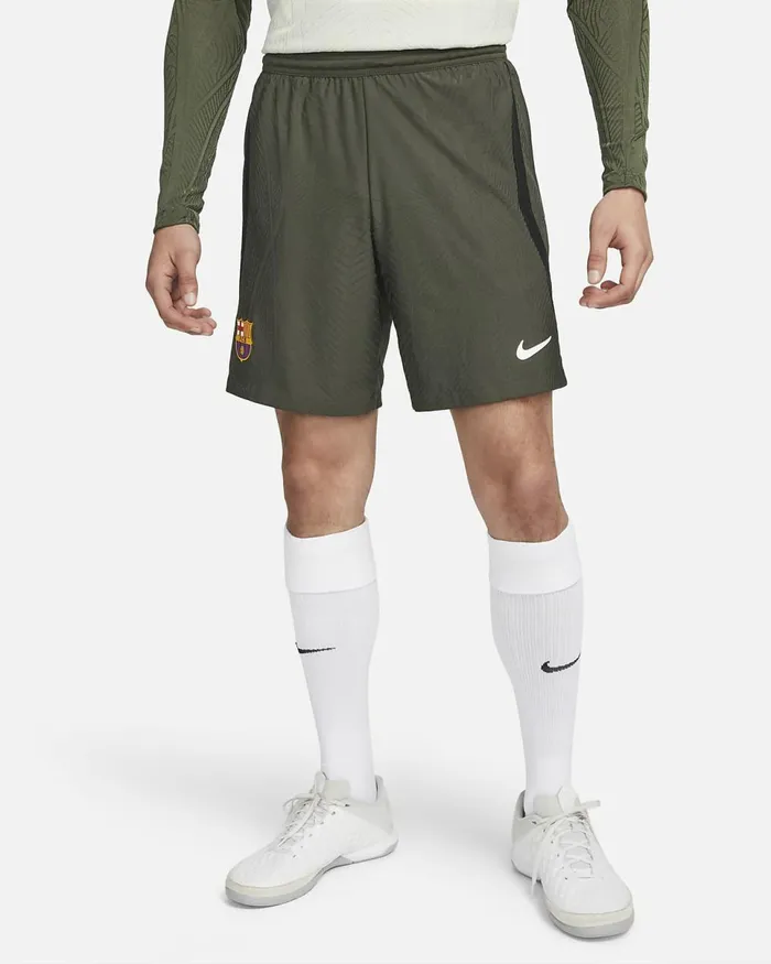Men FC Barcelona Strike Elite Sequoiablackwhite Nike Shorts