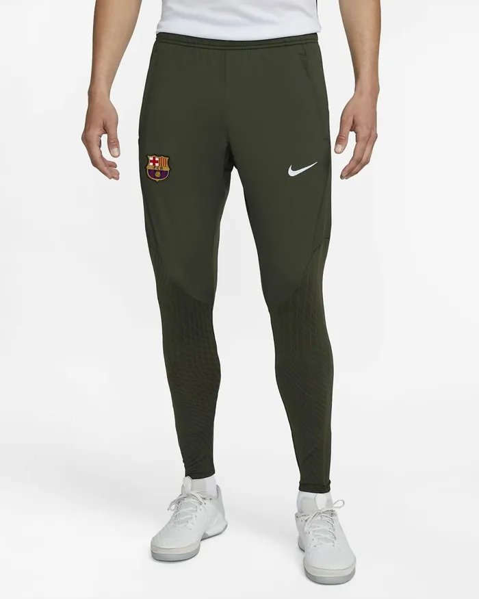 Men FC Barcelona Strike Sequoiawhite Nike Trousers And Tights