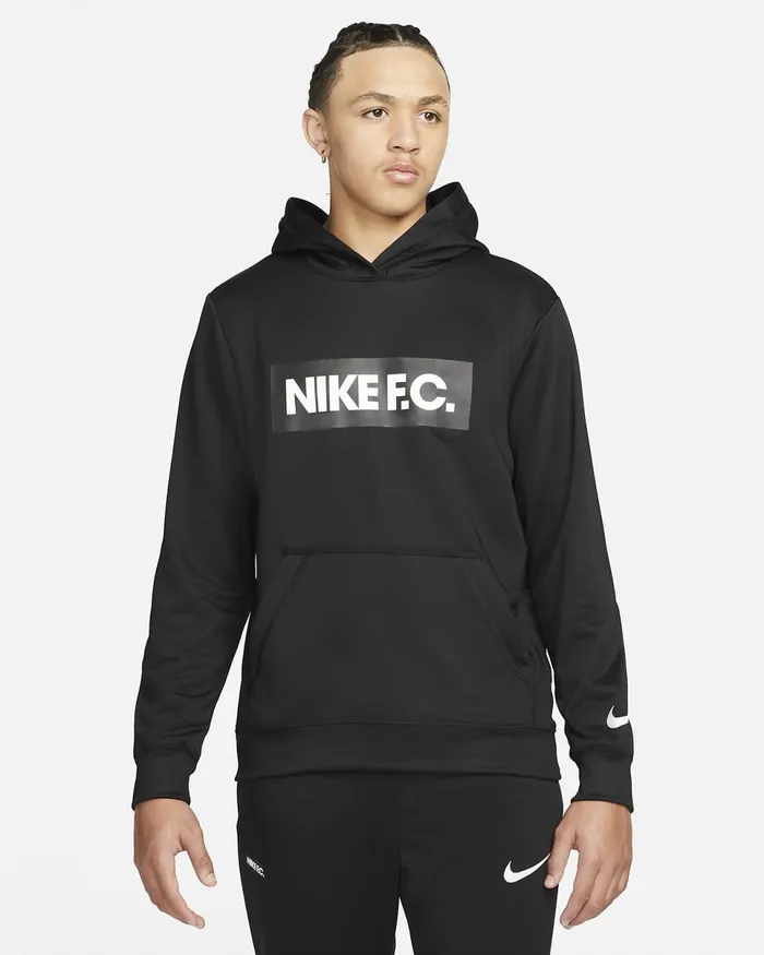 Men FC Blackwhitewhite Nike Hoodies And Sweatshirts