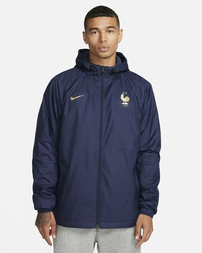 Men Fff Strike Midnight Navymidnight Navymetallic Gold Nike Jackets