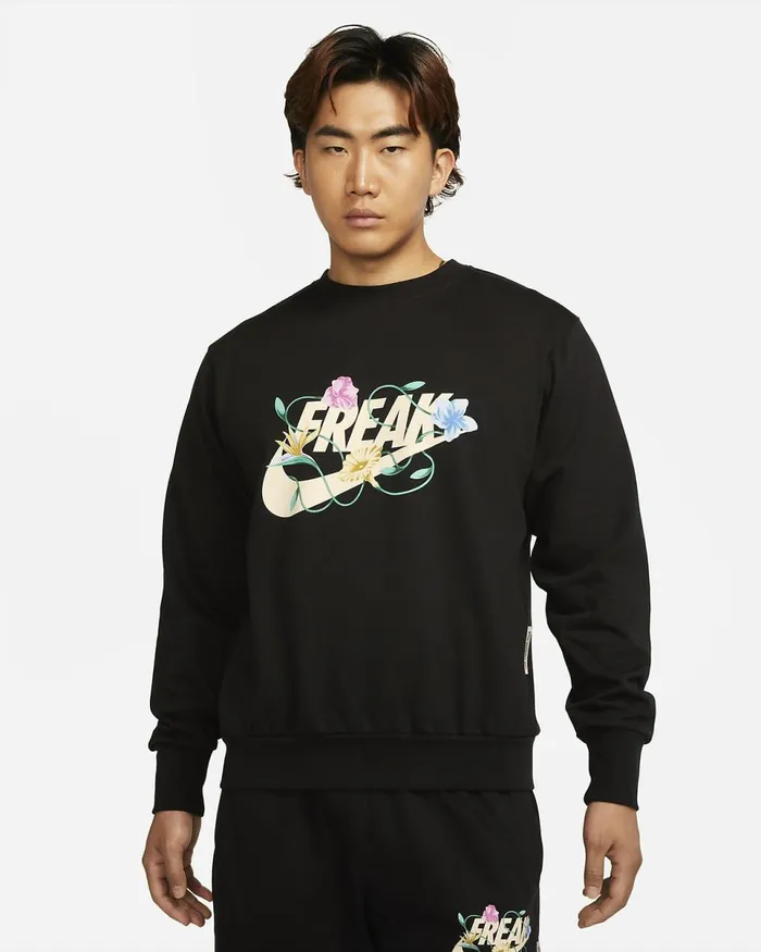 Men Giannis Standard Issue Black Nike Hoodies And Sweatshirts