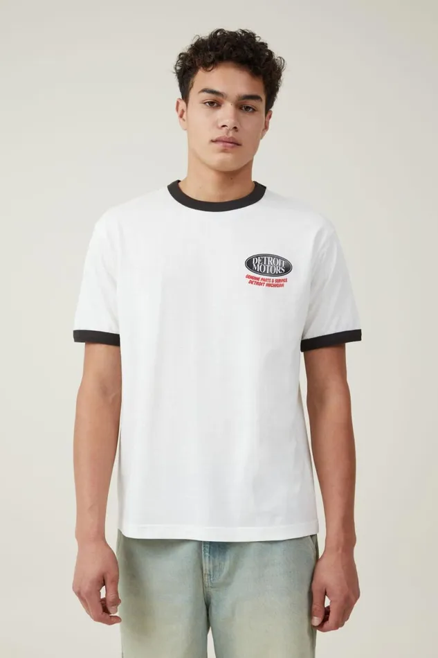 Men Graphic TShirts Cotton On Loose Fit Art TShirt Vintage Whitewashed Blackgenuine Parts Men Graphic TShirts Cotton On Loose Fit Art TShirt Vintage Whitewashed Blackgenuine Parts