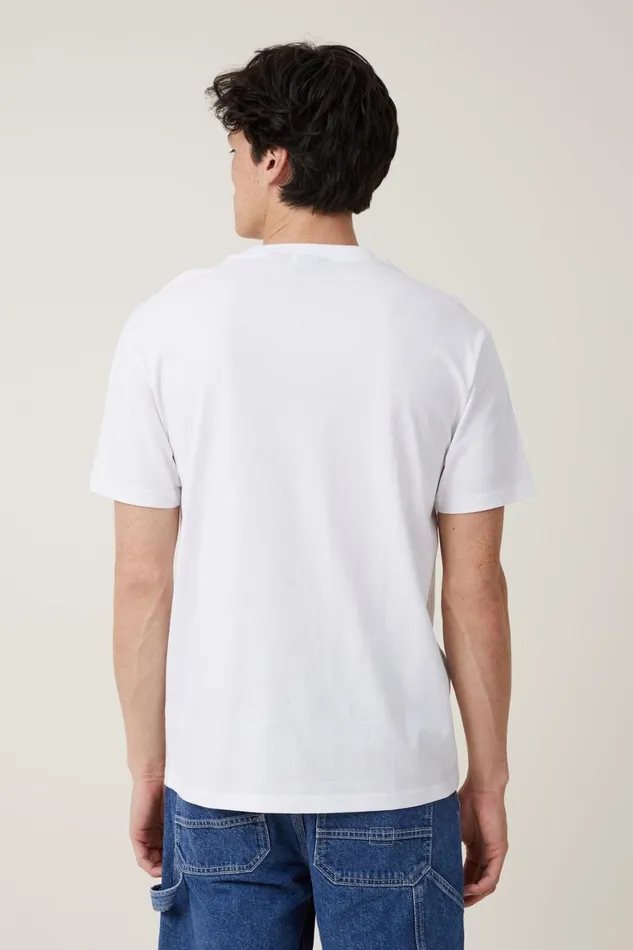 Men Graphic TShirts Cotton On Loose Fit Music TShirt Lcn Mt Whitebiggieready To Die