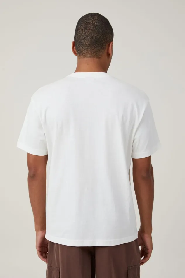 Men Graphic TShirts Cotton On Premium Loose Fit Art TShirt Vintage Whitesouth Dakota