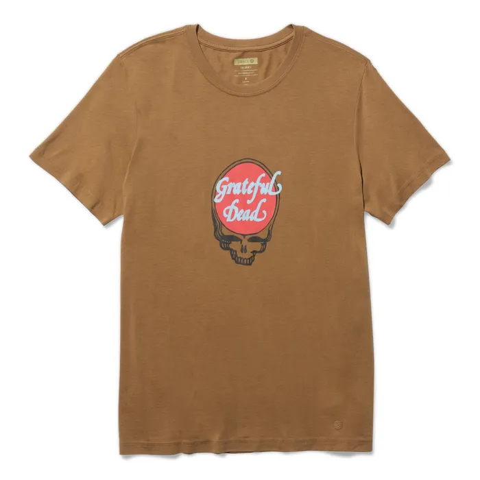 Men Grateful Dead X Stealie Standard TShirt With Butter Blend Tobacco Stance TShirts