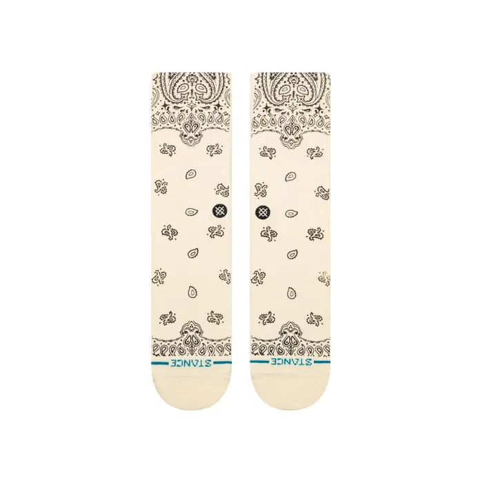 Men Hanky Crew Socks Cream Stance Crew