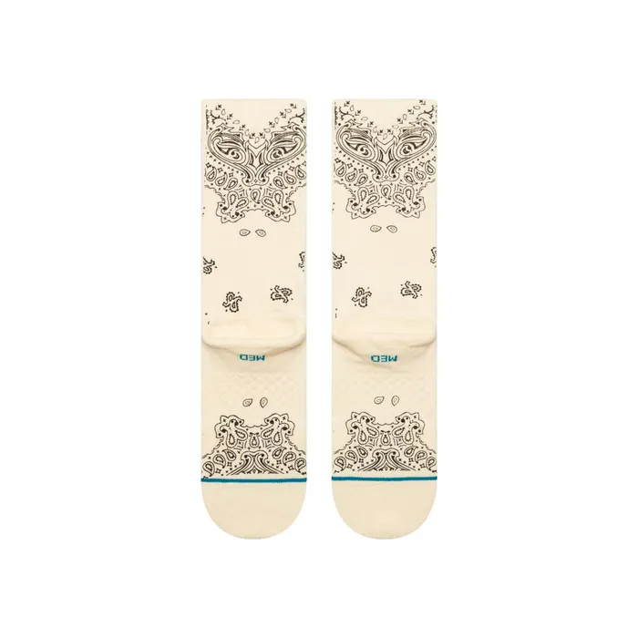 Men Hanky Crew Socks Cream Stance Crew
