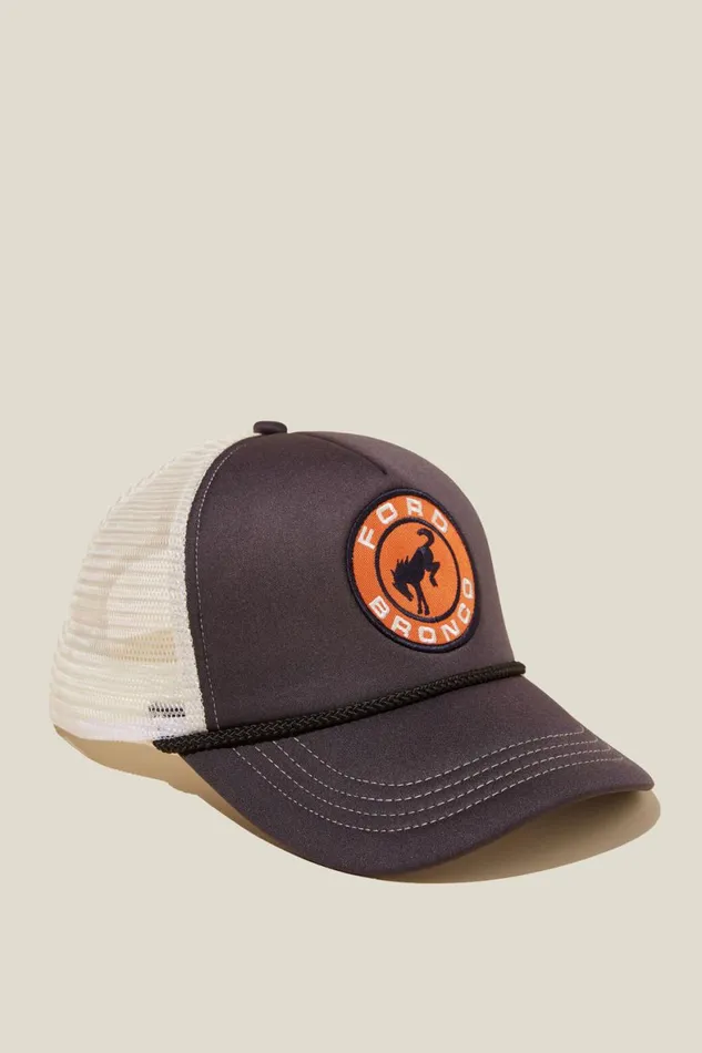 Men Hats Cotton On Ford Trucker Hat Lcn For Washed Blackford Bronco