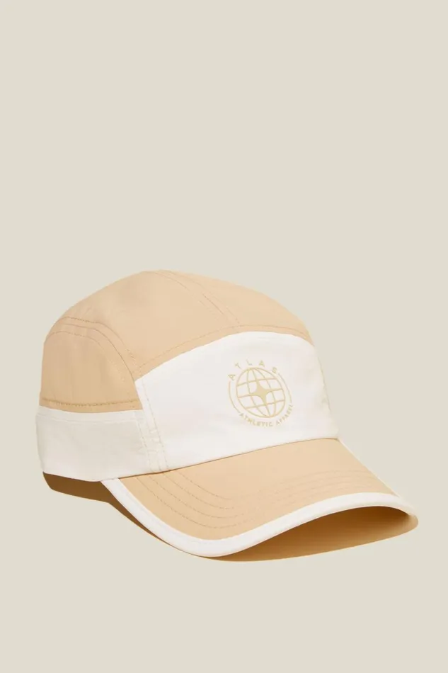 Men Hats Cotton On Nylon 5 Panel Hat Whiteatlas