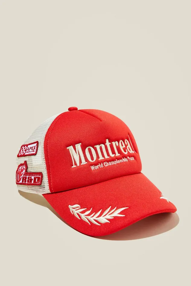 Men Hats Cotton On Trucker Hat Redgoldmontreal