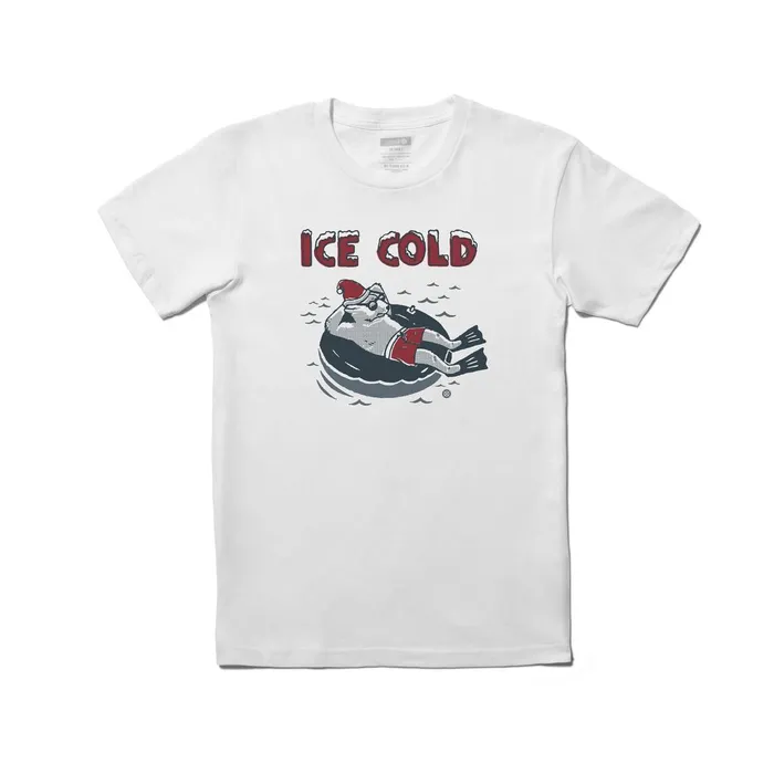 Men Ice Cold TShirt White Stance TShirts