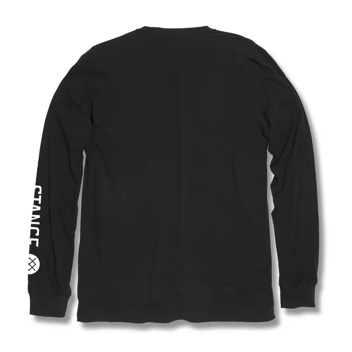 Men Icon Long Sleeve TShirt Black Stance Graphics