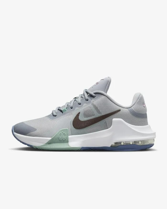Men Impact 4 Wolf Greymineraldiffused Blueburgundy Crush Nike Basketball