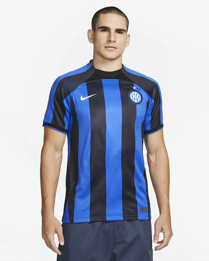 Men Inter Milan 202223 Stadium Home Lyon Blue Nike Kits And Jerseys