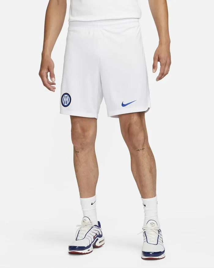 Men Inter Milan 202324 Stadium HomeAway Whitewhitelyon Blue Nike Shorts