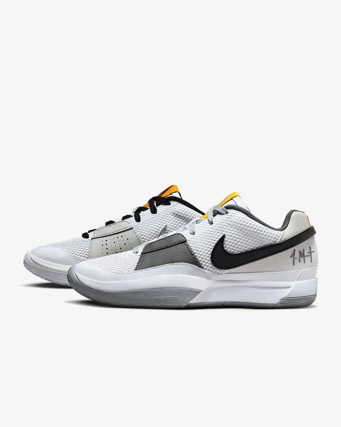 Men Ja 1 039Wet Cement039 Whiteblackphantomlight Smoke Grey Nike Basketball