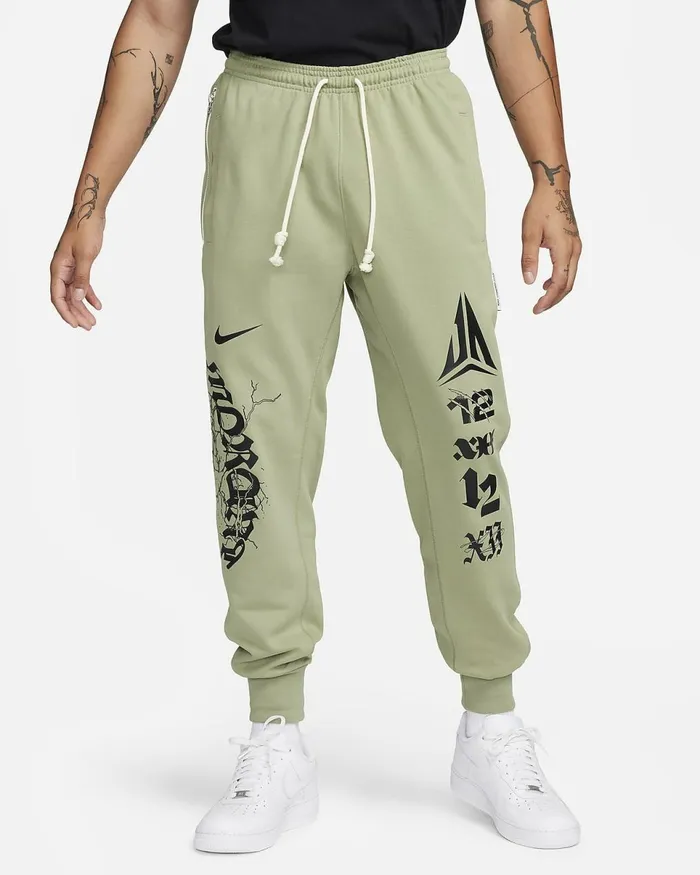Men Ja Standard Issue Oil Greenblack Nike Trousers And Tights