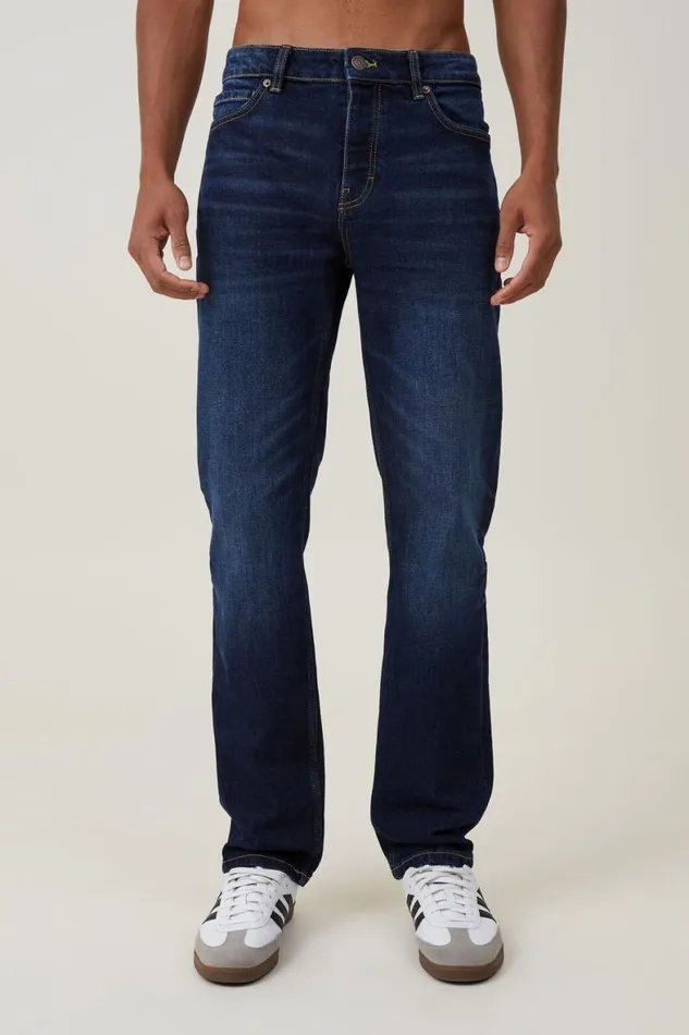 Men Jeans Cotton On Regular Straight Jean Cosmic Blue