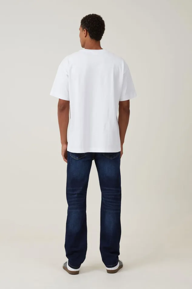 Men Jeans Cotton On Regular Straight Jean Cosmic Blue