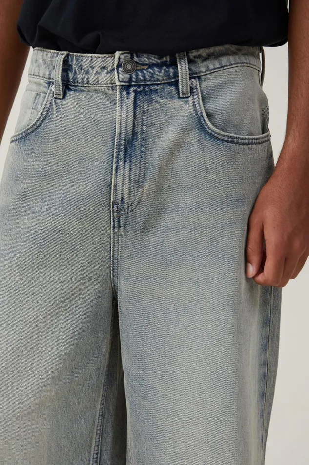 Men Jeans Cotton On Super Baggy Jean Millenium Tint Blue