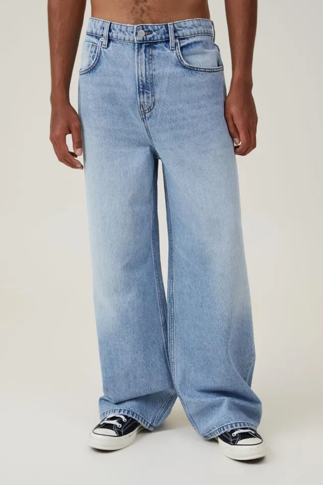 Men Jeans Cotton On Super Baggy Jean Rush Blue