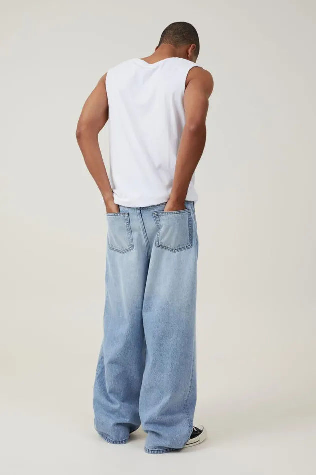 Men Jeans Cotton On Super Baggy Jean Rush Blue