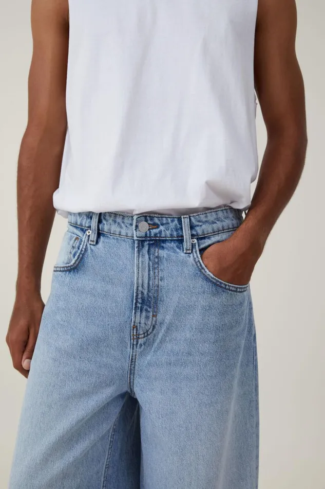 Men Jeans Cotton On Super Baggy Jean Rush Blue