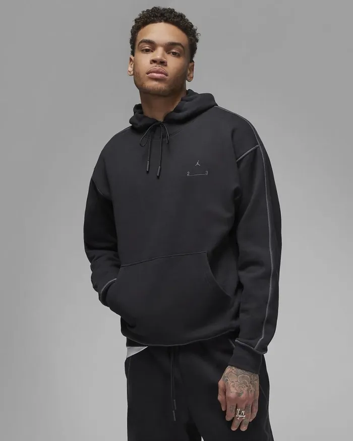 Men Jordan 23 Engineered Black Nike Hoodies And Sweatshirts