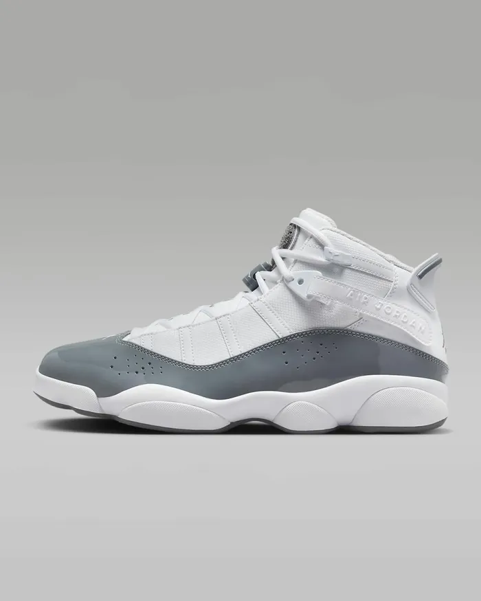 Men Jordan 6 Rings Whitewhitecool Grey Nike Lifestyle