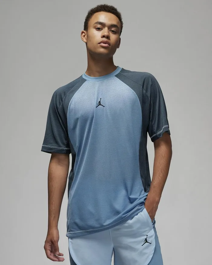 Men Jordan DriFit Adv Sport Royal Tintwork Blueblack Nike Tops And TShirts