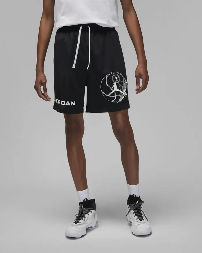 Men Jordan DriFit Sport Bc Blackwhite Nike Shorts