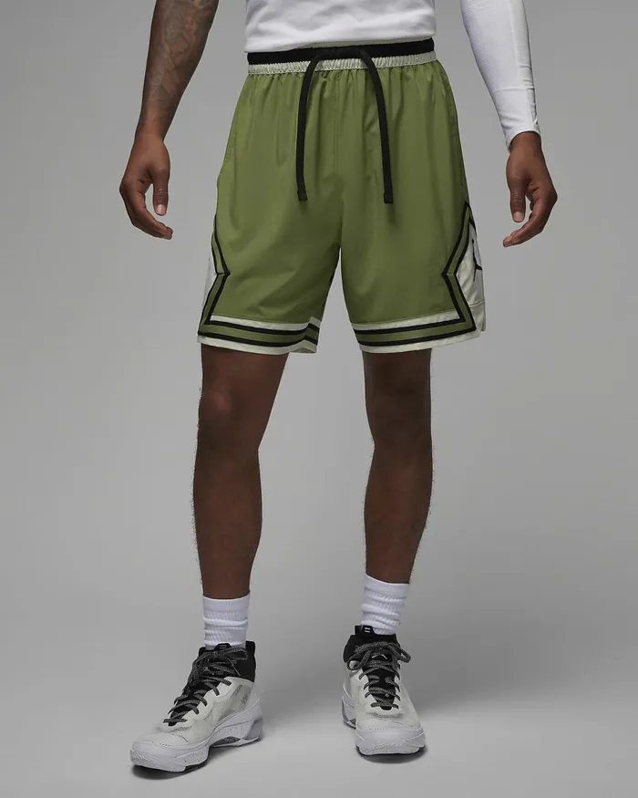 Men Jordan DriFit Sport Sky J Light Olivesea Glassblackblack Nike Shorts