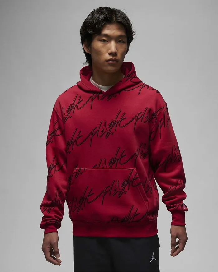 Men Jordan Essentials Cardinal Redblack Nike Hoodies And Sweatshirts