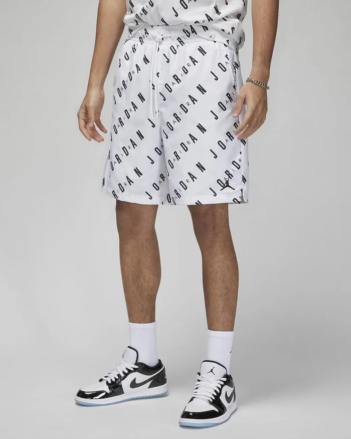 Men Jordan Essentials Whiteblack Nike Shorts
