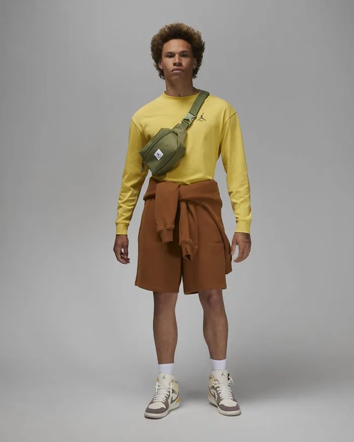 Men Jordan Flight CrossBody Sky J Light Olive Nike Bags And Backpacks