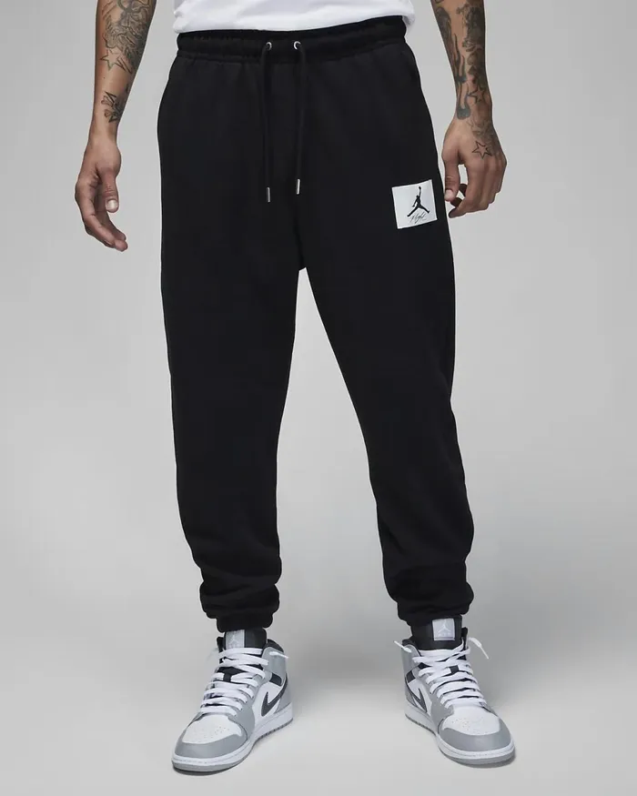 Men Jordan Flight Fleece Blacksail Nike Trousers And Tights
