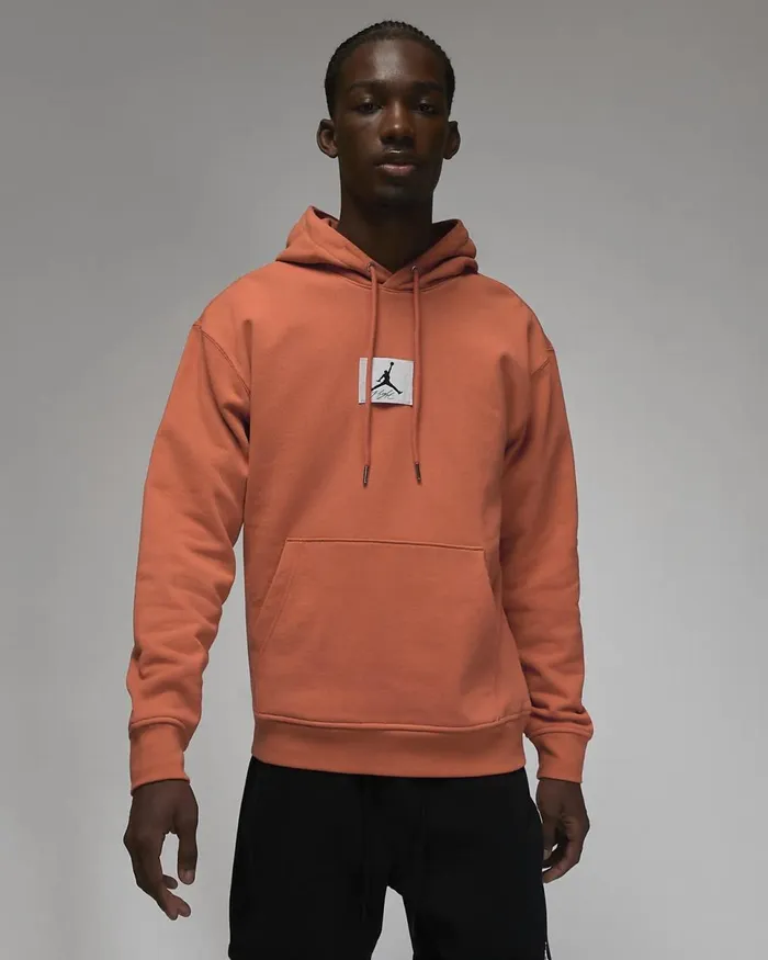 Men Jordan Flight Fleece Light Siennasail Nike Hoodies And Sweatshirts