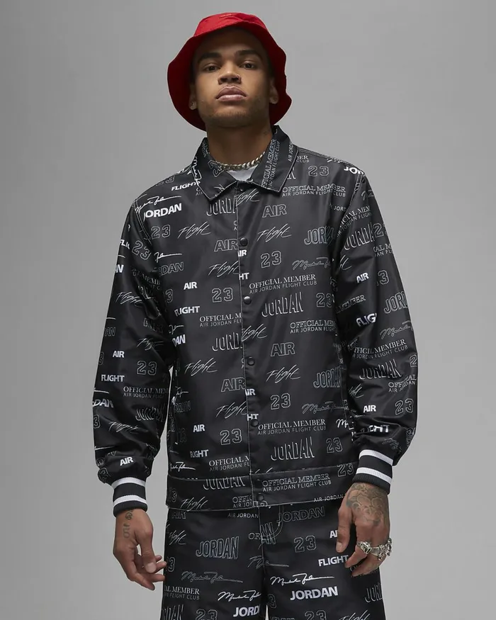 Men Jordan Flight Mvp Offnoir Nike Jackets