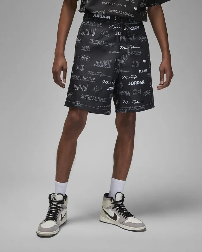 Men Jordan Flight Mvp Offnoir Nike Shorts