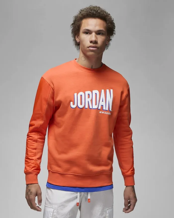 Men Jordan Flight Mvp Rush Orangewhite Nike Hoodies And Sweatshirts