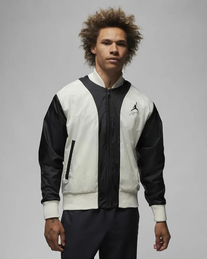 Men Jordan Flight Mvp Sailblack Nike Jackets