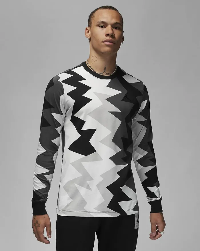 Men Jordan Flight Mvp Sailblack Nike Tops And TShirts